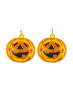 Way to Celebrate Light-up Jack-O-Lantern Halloween Earrings, 1 Pair