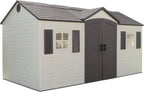 Outdoor Storage Shed, 8 x 15 Foot, Desert Sand - 6446