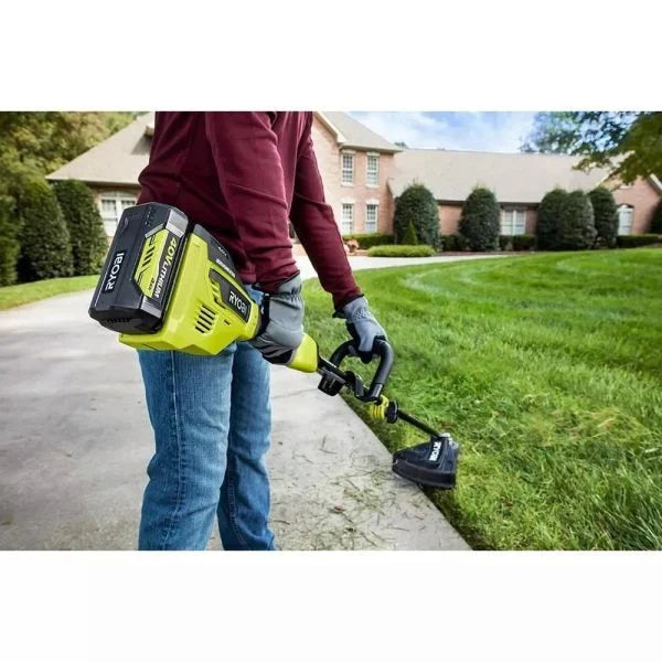 RYOBI 40V Brushless 20 in Self-Propelled Mower, String Trimmer & Leaf Blower Kit With 2 Batteries, 2 Chargers - RY401120-Y RY40270 RY40407BTLVNM