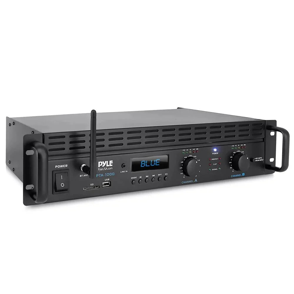 Pyle 2-Channel 2000W Bridgeable Rack-Mount Pro Audio Amplifier
