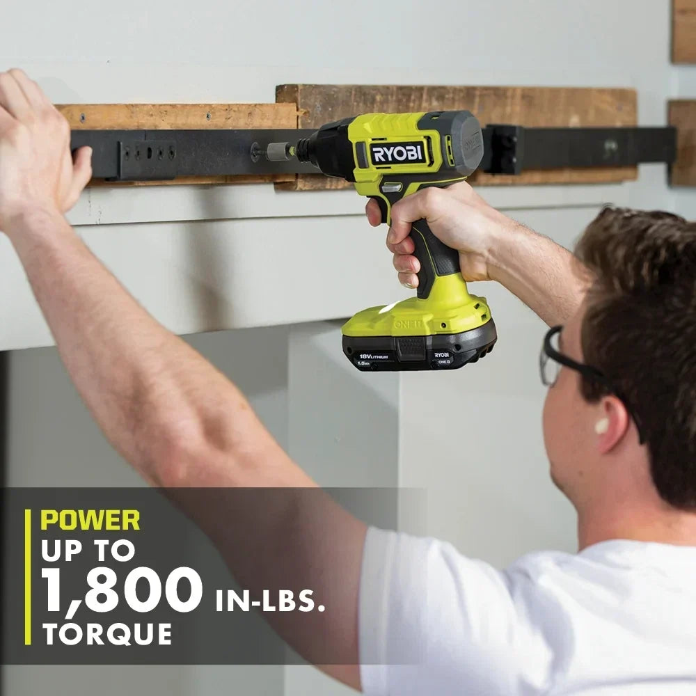 RYOBI 18V ONE+ 12-Tool Combo Kit - (2) 4Ah and 1.5Ah Batteries