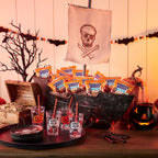 Pirate's Booty Aged White Cheddar Blast Cheese Puffs, Halloween Snack Bags, .25 oz (32 Count)