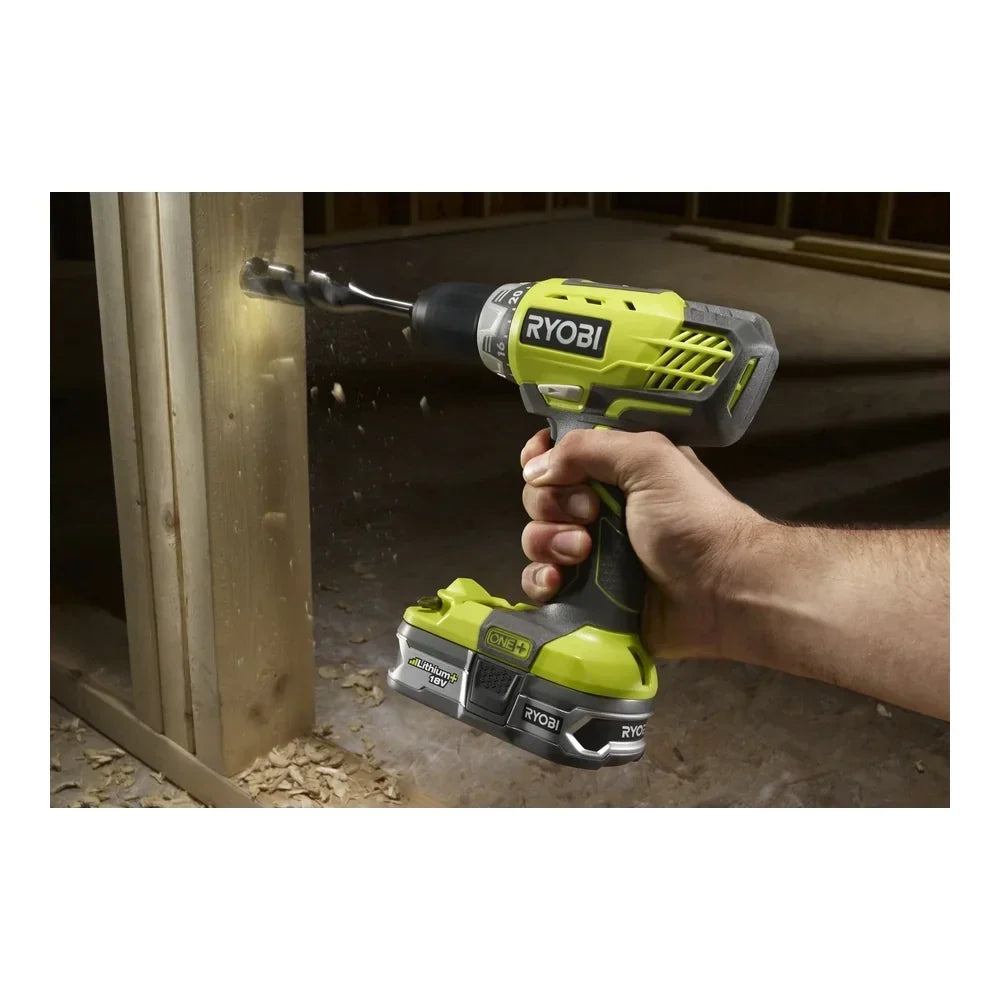 RYOBI 18V ONE+ LITHIUM+ Compact Drill/Driver Kit