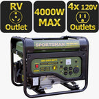 Sportsman Gasoline 4000W Portable Generator - GEN4000