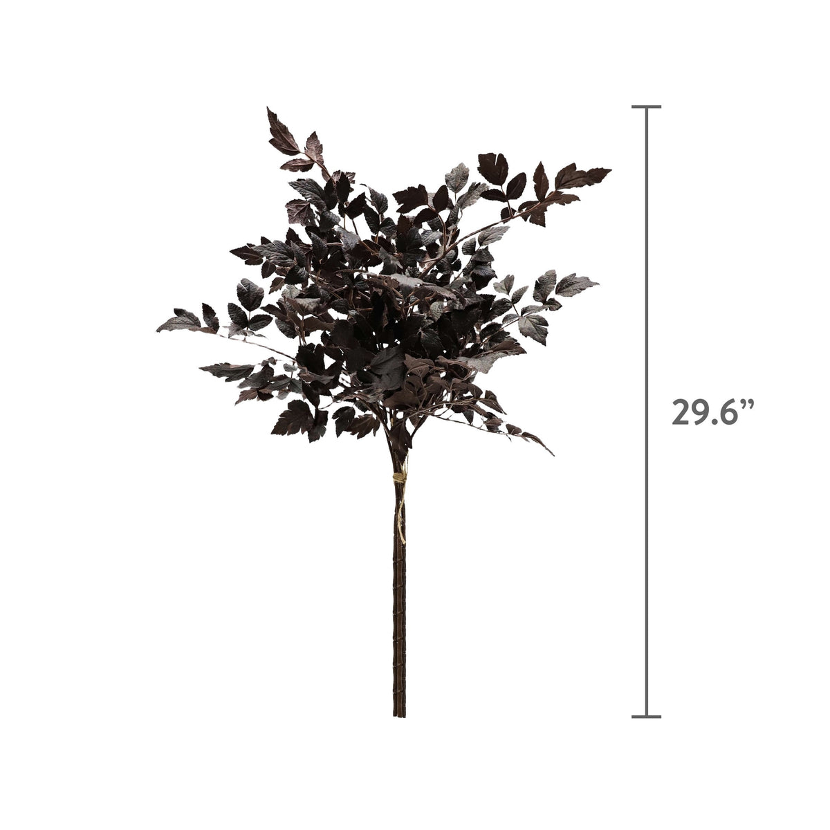 My Texas House Fall Faux Leaves Bundle, Plum, 30"
