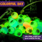 Joyfy 36 Pcs Halloween Bouncy Balls, Glow in The Dark Bouncy Balls Halloween Toys for Kids, for Trick or Treaters, Halloween Goodies, Halloween Party Favors
