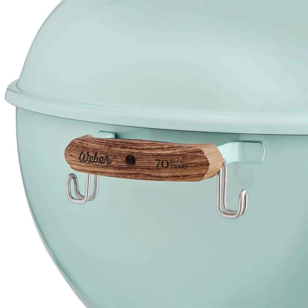 Weber 22-inch 70th Anniversary Charcoal Kettle Grill, Rock N Roll Blue