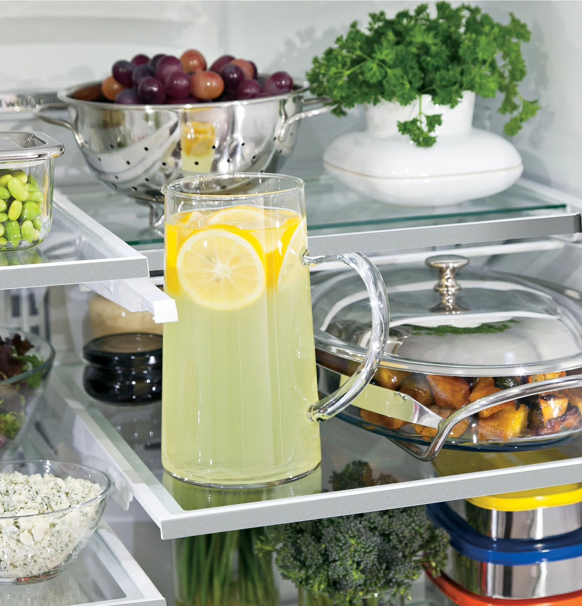 GE Profile Series 27.7 Cu. Ft. Fingerprint Resistant French-Door Refrigerator With Hands-Free AutoFill