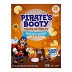 Pirate's Booty Aged White Cheddar Blast Cheese Puffs, Halloween Snack Bags, .25 oz (32 Count)