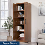 Sauder HomePlus Storage Cabinet Pantry, Sienna Oak Finish