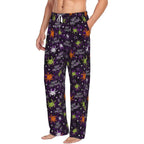 Picia Halloween Mens Soft Woven Cotton Elastic Waistband Sleep Pajama Pant Lounge Sleep Pant With Pockets And Drawstring-Medium