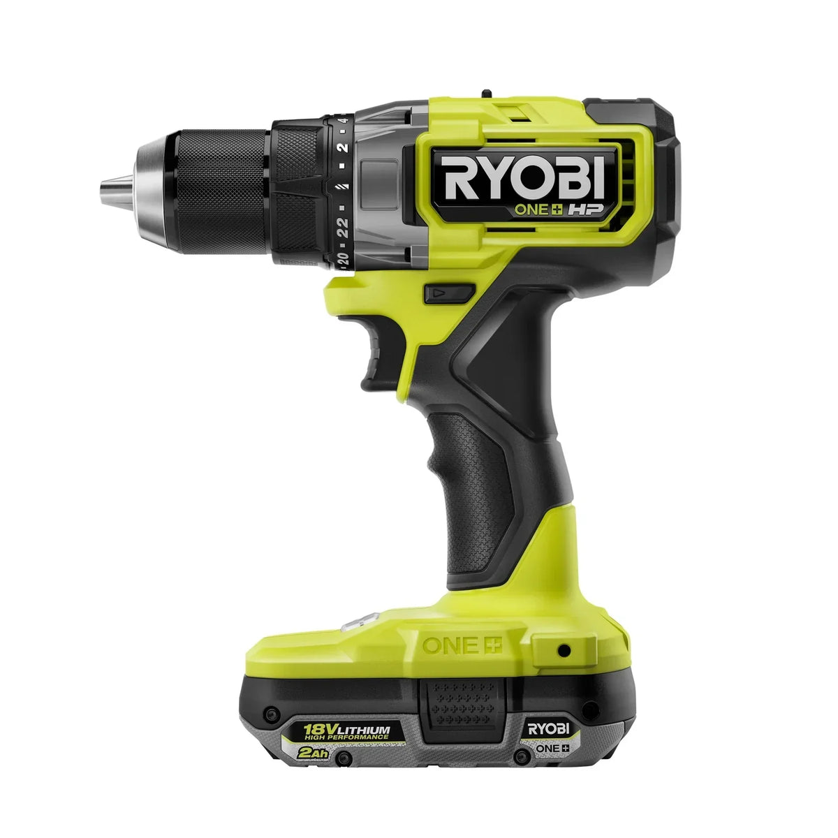 RYOBI 18V ONE+ HP Brushless 1/2" Drill/Driver Kit - (2) 2.0 Ah High Performance Batteries