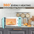 ARLIME Countertop Microwave, 0.7 Cu.ft 700 Watt, Green