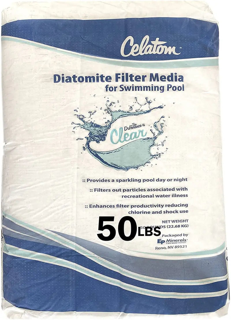 Celatom Diatomaceous Earth DE Pool Filter Aid 50lb