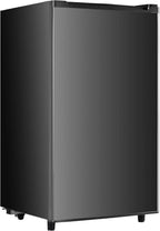 Sweetcrispy 3.2 Cu. Ft. Single-Door Mini Refrigerator With Freezer, Black