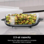 Ninja Crispi 4-in-1 Portable Glass Air Fryer Cooking System, 1500W, 4 QT And 6-Cup Containers