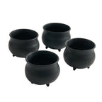 Way To Celebrate 4-Piece Silicone Cauldron Baking Cup Set, Black