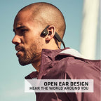 AFTERSHOKZ Titanium Bone Conduction Wireless Bluetooth Headphones, Black - Titanium