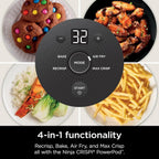Ninja Crispi 4-in-1 Portable Glass Air Fryer Cooking System, 1500W, 4 QT And 6-Cup Containers