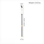 Extendable Tree Pruner And Pole Saw, 7.9 - 12 Feet, 15-Inch Double-Grind Saw Blade - 92406935K