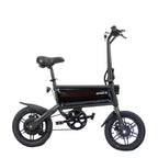GOTRAX Folding Electric Bike For Adults And Teens, 14 inch, 250W, 15.5 mph, 15 Miles, Black - S2