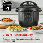 Instant Pot 6QT RIO Chef Series 7-in-1 Multi-Cooker, Black