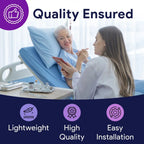 Proheal Alternating Pressure Bed Pad Air Mattress Overlay With Pump, 5 Inch, 36 Inch x 80 Inch