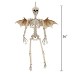 Faux Posable Winged Skeleton, 36", Halloween by Way To Celebrate