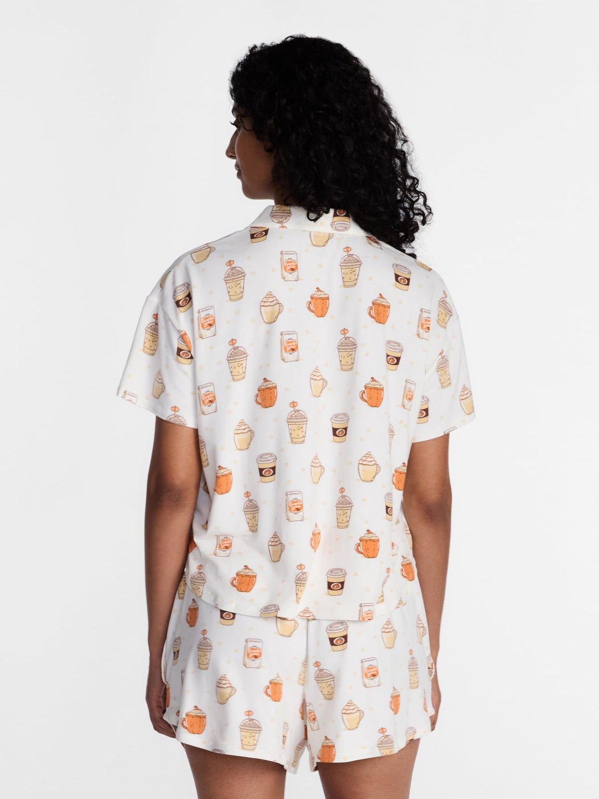 Halloween Women's Notched Top and Shorts Pajama Set from Way to Celebrate, 2-Piece