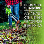 Greenworks 40V Cordless Brushless Axial Leaf Blower, 130 MPH, 550 CFM, 75+ Compatible Tools