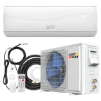 Mini Split Air Conditioner And Heater, 12000 BTU, White - 1015-CYFP