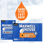 Maxwell House Breakfast Blend Light Roast Coffee Pods, 100 K-Cups
