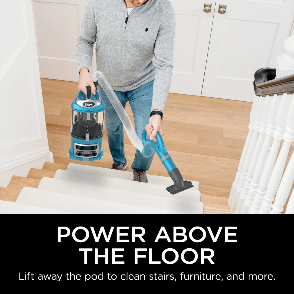 Shark Navigator Lift-Away Upright Vacuum, Bagless, Blue - NV380