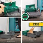 Pet Zone Automatic Self-Cleaning Litter Box With 6 Waste Bags - Smart Scoop
