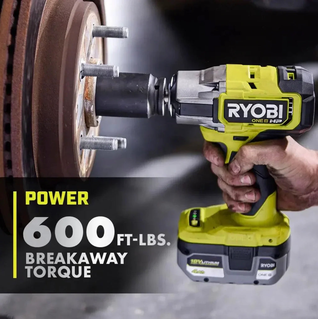 RYOBI 18V ONE+ HP Brushless 4-Mode 1/2" Impact Wrench