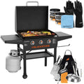 Blackstone 28 Inch 3-Burner Outdoor Griddle With Hood And Accessories - 2080