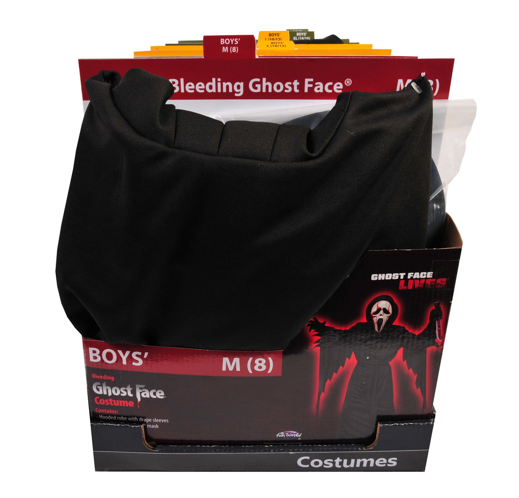 Bleeding Ghost Face Halloween Costume for Children, 5-Piece, by Fun World