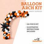 Balloon Arch Kit, Orange/Black/White, Halloween by Way To Celebrate