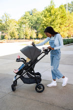 Safety 1st Grow And Go Sprint Modular Travel System Stroller With Rear-Facing Infant Car Seat - Bluestone