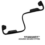 AFTERSHOKZ Titanium Bone Conduction Wireless Bluetooth Headphones, Black - Titanium