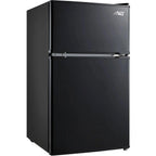 Arctic King Two-Door Mini Fridge With Freezer, 3.2 Cu. Ft., Stainless Steel