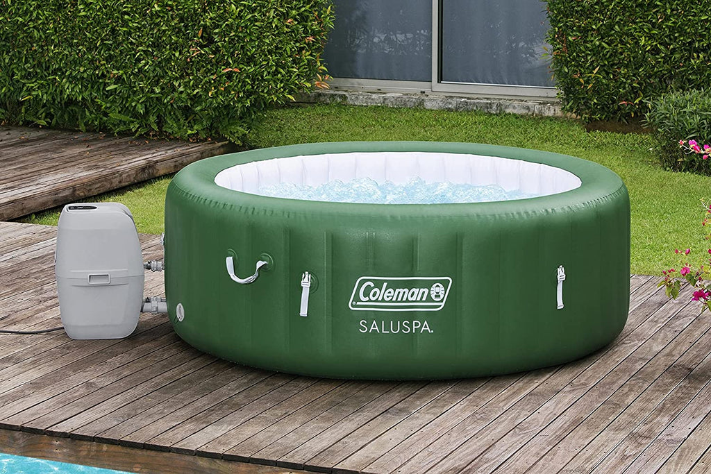 Coleman SaluSpa Tahiti Inflatable Hot Tub Spa, 2-4 Person AirJet Spa - Tahiti