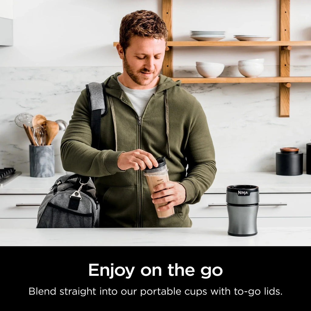 Ninja Nutri-Blender Plus 900-Peak-Watt With 3 20 oz. To-Go Cups