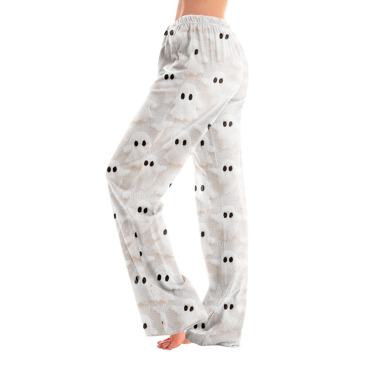 Hearthz Halloween Flannel Pajama Pants Women Plush Fuzzy Pajama Pants for Women Plaid Warm Cozy Pj Bottoms Lounge Pants Flannel Pants for Women