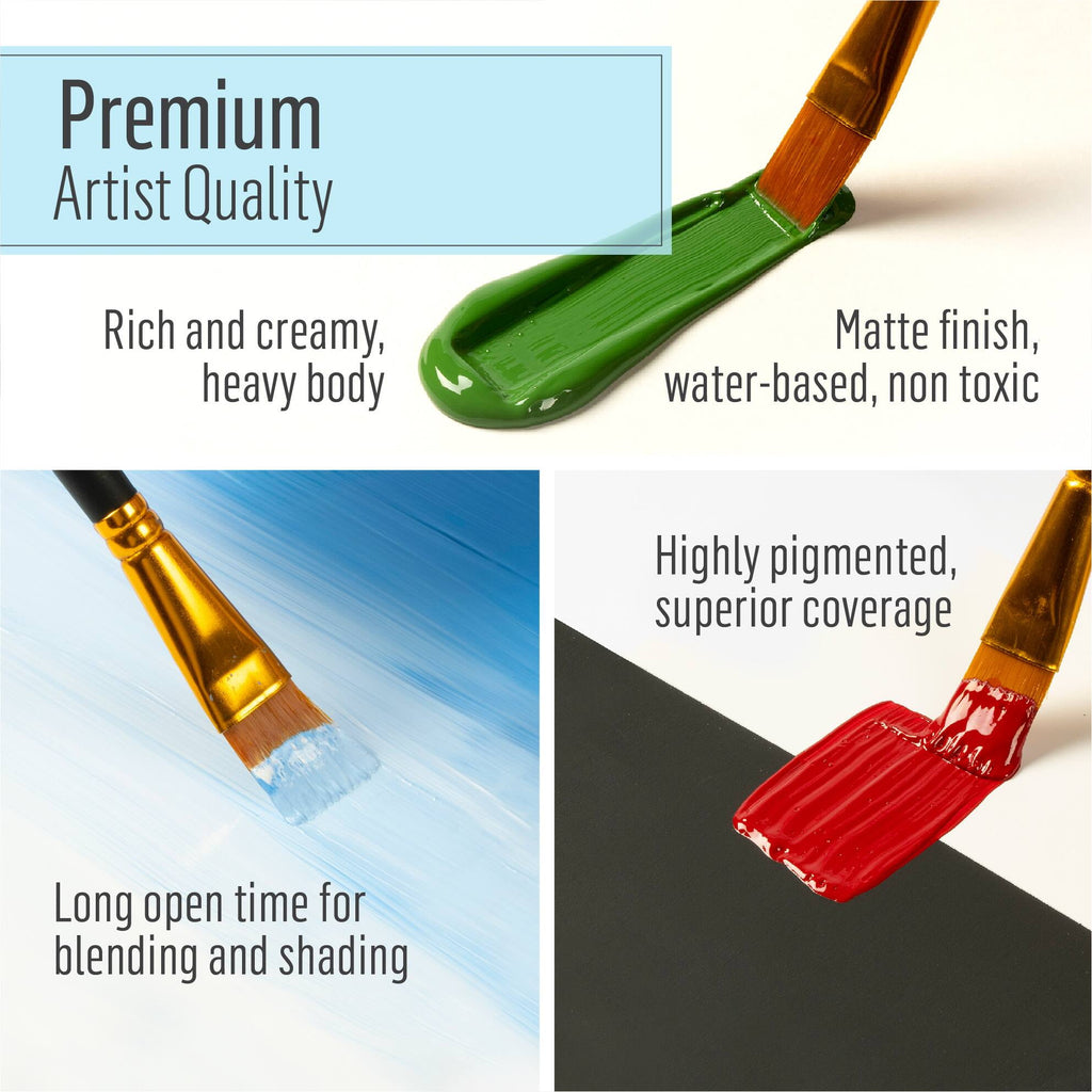 FolkArt 5070E Acrylic Craft Paint Set, Matte Finish, Festival, Set of 12, 24 fl oz