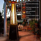 Hampton Bay Pyramid Outdoor Propane Patio Heaters, 2-Set, 42,000 BTU - Brown