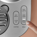 Mr. Coffee Single-Serve Latte Lux Coffee Maker With Milk Frother, 4-in-1, 22 oz Reusable Tumbler