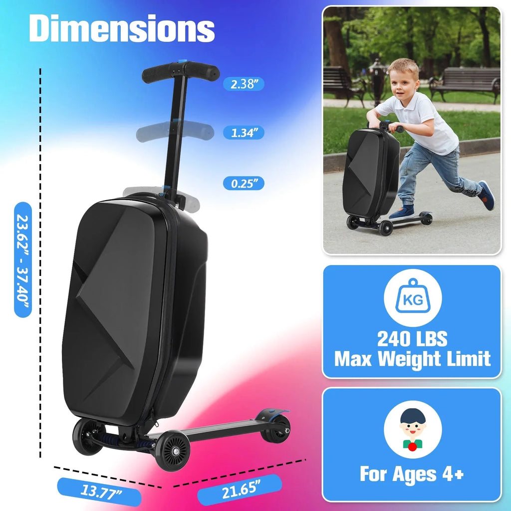 Advwin Scooter Luggage, 37 L, Pink