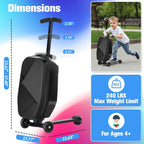Advwin Scooter Luggage, 37 L, Pink