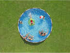 Steel Pro MAX 14 Foot x 48 Inch Round Steel Frame Above Ground Pool Set With 1,000 Filter Pump, Ladder And Cover - Gray